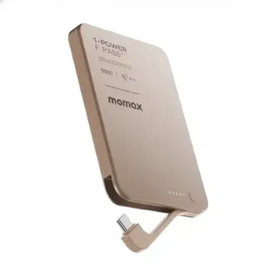 پاور بانک مگنتی 5000 مومکس Momax 1-Power F.Pass⁺ IP157 6