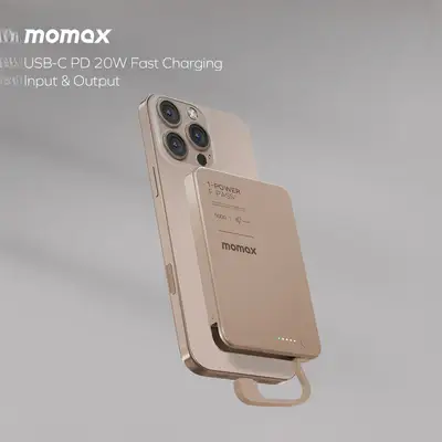 پاور بانک مگنتی 5000 مومکس Momax 1-Power F.Pass⁺ IP157 8