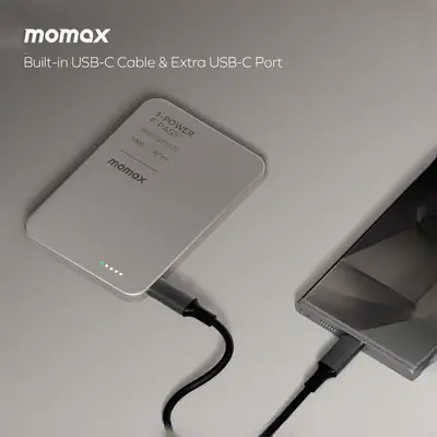 پاور بانک مگنتی 5000 مومکس Momax 1-Power F.Pass⁺ IP157 10