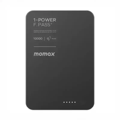 پاور بانک مگنتی10000 مومکس Momax 1-Power F.Pass⁺ IP158 3