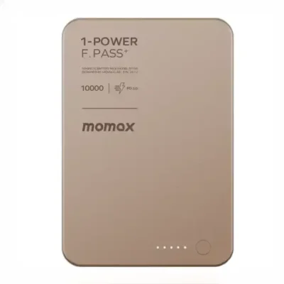 پاور بانک مگنتی10000 مومکس Momax 1-Power F.Pass⁺ IP158 4