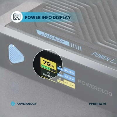 پاوربانک وایرلس 100 وات 20000 پاورولوژی Powerology Ultra Mini Power Bank PPBCHA79 8