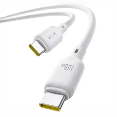 کابل دو سر تایپ سی 100 وات 2 متر بیسوس Baseus Silky Series 2M Type-C to Type-C CB000114 5