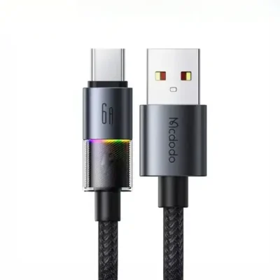 کابل شارژ تایپ سی 1.2 متر مک دودو Mcdodo Colorful Lights Type-C Cable CA-8180 4
