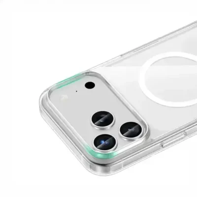 قاب شفاف مگ سیف آیفون 17 پرو گرین لاین Green Lion Magsafe Crystal Clear Iphone 17 Pro GNMCRYC17PCL 3