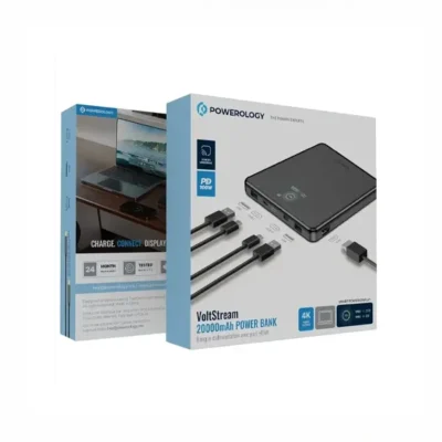 پاور بانک 20000 و هابHDMI پاورولوژی Powerology VoltStream Power Bank PPBCHA89BK 6