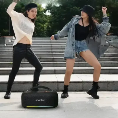 اسپیکر بلوتوثی 60W ساندتک پرودو Porodo Soundtec Sonify Speaker PDSTBTSH9BK 4