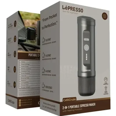 اسپرسو ساز قابل حمل لپرسو Lepresso Portable 2-in-1 Espresso Maker LPCFFPCM0095 2