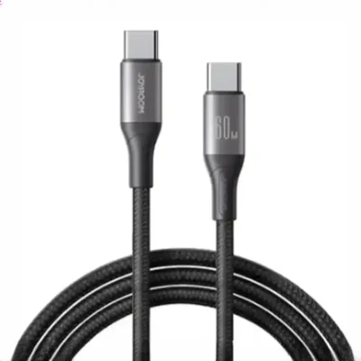 کابل شارژ دو سر تایپ سی 60 وات 2 متر Joyroom Type-C To Type-C 2M Data Cable S-A28