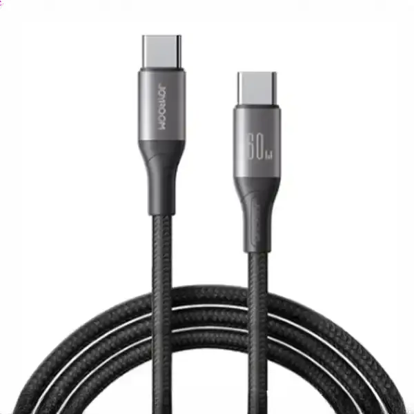 کابل شارژ دو سر تایپ سی 60 وات 2 متر Joyroom Type-C To Type-C 2M Data Cable S-A28