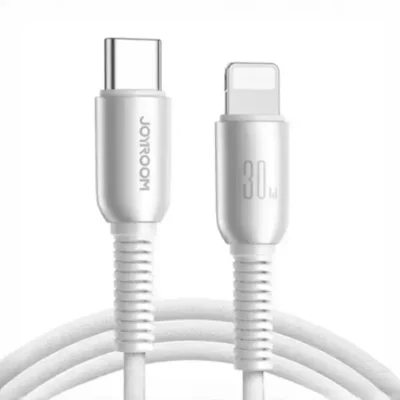 کابل شارژ تایپ سی به لایتنینگ 1.2 متر جویروم Joyroom Type-C To Lightning 1.2M Data Cable S-A51