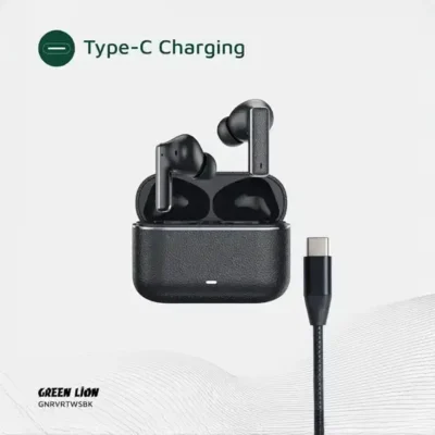هندزفری بلوتوث گرین لاین Green Lion River True Wireless Earbuds GNRVRTWSBK 3