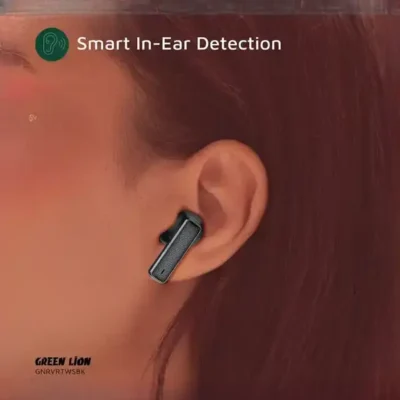 هندزفری بلوتوث گرین لاین Green Lion River True Wireless Earbuds GNRVRTWSBK 5