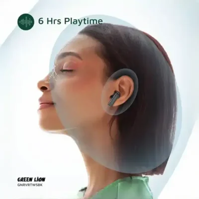 هندزفری بلوتوث گرین لاین Green Lion River True Wireless Earbuds GNRVRTWSBK 7