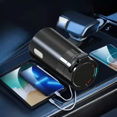 اینورتر 200 وات لیوانی پاورولوژی Powerology Car Power Inverter PWCPI200WBK 5