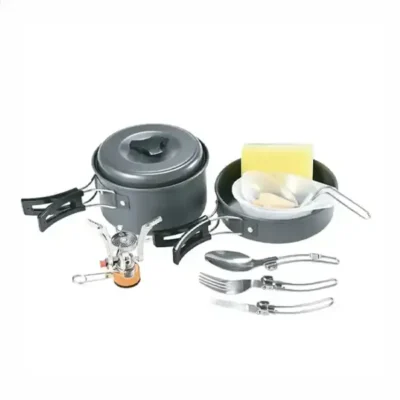 ست 10 تیکه ظروف کمپینگ گرین لاین Green Lion 10in1 Camping Cookware GN10N1COOKBK