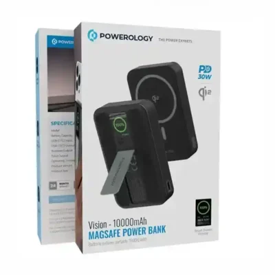 پاوربانک وایرلس 10000 پاورولوژی Powerology Vision - Qi2 MagSafe Power Bank PPB20910 4