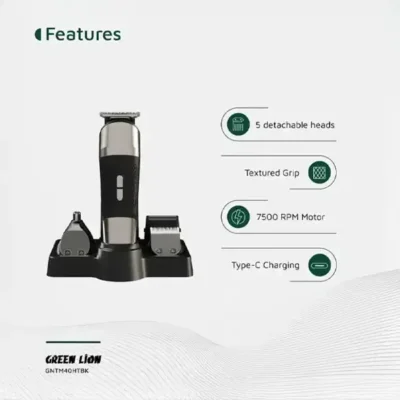 ماشین اصلاح 5 کاره گرین لاین Green Lion Trim Master 5 in 1 Trimmer GNTM40HTBK 3