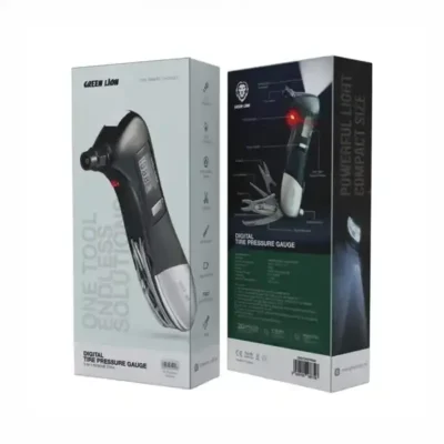 گیج فشار دیجیتالی لاستیک 9 کاره گرین لاین Green Lion Digital Tire Pressure Gauge 9 In 1 Rescue Tool GNDITIREPRBK 3