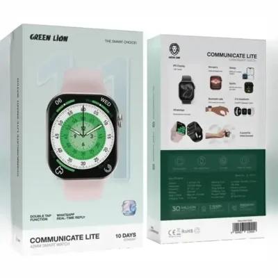 ساعت هوشمند 1.85 اینچ گرین لاین Green Lion Communicate Lite 42mm Smart Watch GNCLTSWT42BK 4