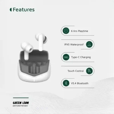 هندزفری بلوتوث گرین لاین Green Lion Tune X Earbuds GNTUNXTWS 5