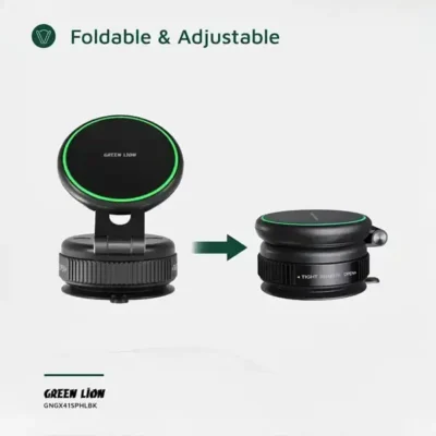 هولدر وکیومی گرین لاین Green Lion GX-41 Suction Phone Holder GNGX41SPHLBK 4