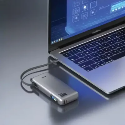 پاروبانک 165 وات 20000 با کابل تایپ سی گرین لاین Green Lion Tron X Power Bank GNTRX20P165GY 2
