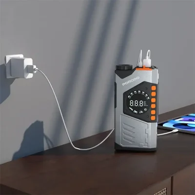 جامپ استارت و پمپ باد پرودو Porodo VoltBoost 10000mAh Compact Utility Tool PDPBA10GY 4