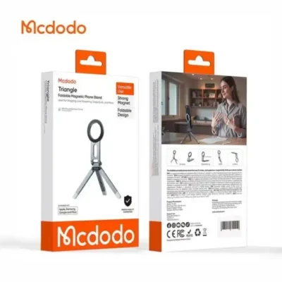 هولدر رو میزی و سه پایه مگنتی مکدودو MCDODO Triangle Foldable Magnetic Phone Stand TB-6210 15