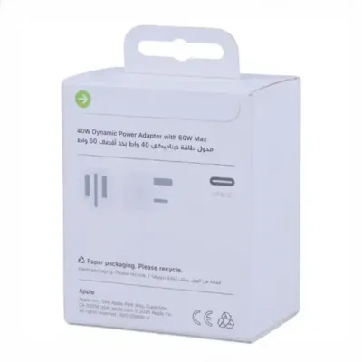 آداپتور اپل 40 وات داینامیک اصلی Apple Dynamic Power Adapter A3353 4
