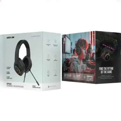 هدفون گیمینگ گرین لاین Green Lion GP32X Headphone GNGP32XGHBK 2