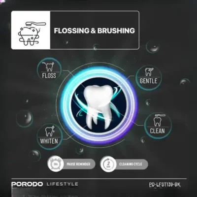 مسواک برقی و دهان شویی پرودو Porodo Water Floss & Sonic Electric Toothbrush PD-LFST139 3