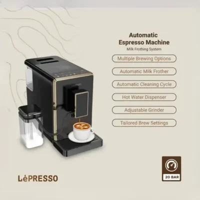 دستگاه اسپرسو ساز اتوماتیک لپرسو Lepresso Automatic Espresso Machine LPCFFM0003 11