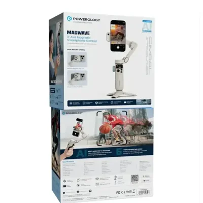 گیمبال مگنتی  استبلایزر پاورولوژی Powerology Magwave 3-Axis Magnetic Gimbal PWSMP2WH 2