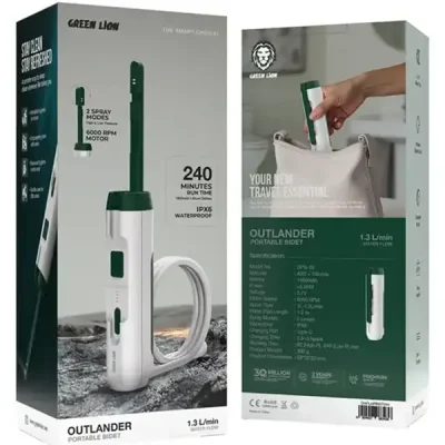 خودشور مسافرتی گرین لاین Green Lion Outlander Portable Bidet GNOLHPBIDTWH 2