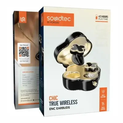 هندزفری بلوتوث طرح ونکلیف پرودو Porodo Soundtec Chic Earbuds PDSTYX66 7