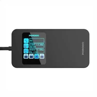 هاب تایپ سی 6 پورت پرودو Porodo Multi-Port USB-C Hub PDTC630GY 5