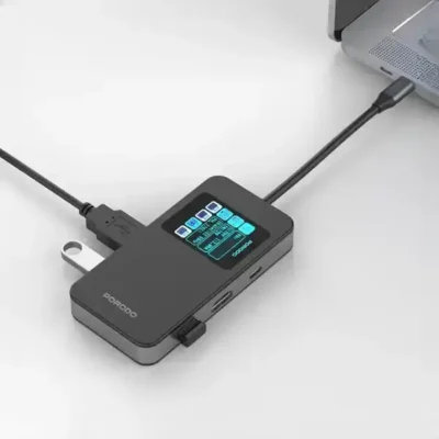 هاب تایپ سی 6 پورت پرودو Porodo Multi-Port USB-C Hub PDTC630GY 7