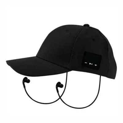 کلاه و هندزفری بلوتوث پرودو Porodo Soundtec Wireless Audio Bluetooth Hat PDST2N1BK 2
