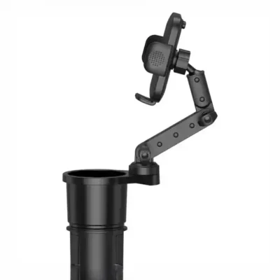هولدر موبایل و جا لیوانی خودرو گرین لاین Green Lion 2-In-1 Flexgrip Car Cup Holder & Phone Mount GN2N1CUPHLBK 3