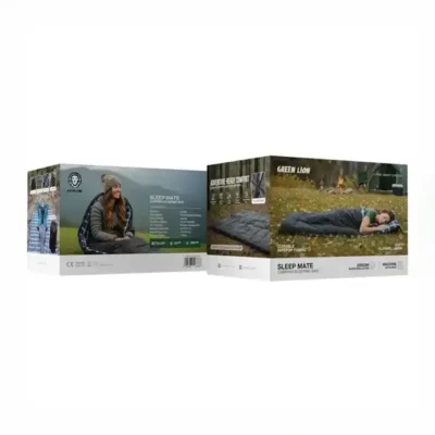 کیسه خواب کمپینگ گرین لاین Green Lion Sleep Mate Camping Sleeping Bag GNSMCPSLBGBK 4