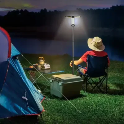 چراغ کمپینگ گرین لاین Green Lion Trio Beam Lite Tripod Camping Light GNTCL2KLBK 5