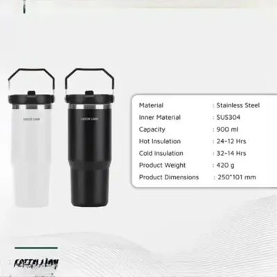 ماگ مسافرتی 900 میلی‌لیتری گرین لاین Green Lion GNVACTMBLR 9
