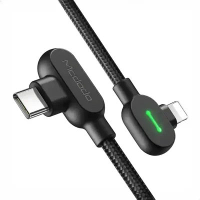 کابل شارژ تایپ سی به لایتنینگ 90 درجه 1.8 متر مک دودو Mcdodo Type-C To Lightning Data Cable CA-7371 2