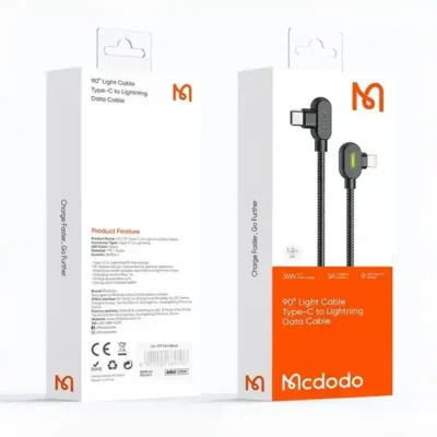 کابل شارژ تایپ سی به لایتنینگ 90 درجه 1.8 متر مک دودو Mcdodo Type-C To Lightning Data Cable CA-7371 6
