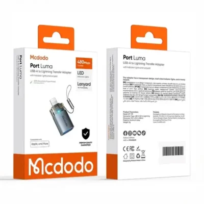 تبدیل USB به لایتنینگ مک دودو Mcdodo Luma OTG USB To Lightning OT-7390 7