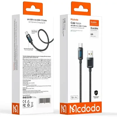 کابل شارژ تایپ سی 6 آمپر مک دودو Mcdodo Cab Vision Cable CA-0330 3