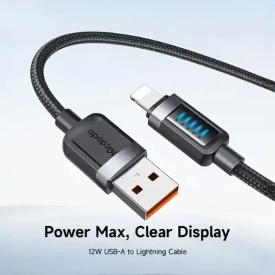 کابل شارژ لایتنینگ 12 وات مک دودو Mcdodo Cab Vision Cable CA-0320 2