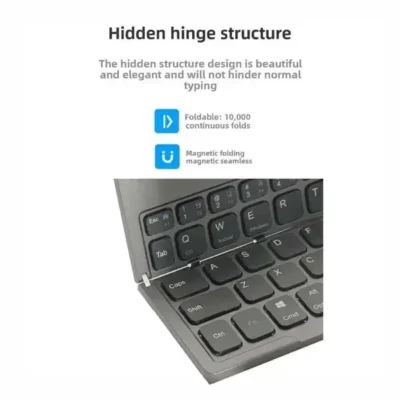 کیبورد بلوتوثی تاشو کوتسی COTECI HARMONICA FOLDING KEYBOARD OF-043 3