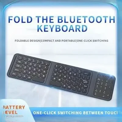 کیبورد تاشو بلوتوثی کوتسی Coteci Folding Keyboard TRI-MODE OF-051 4